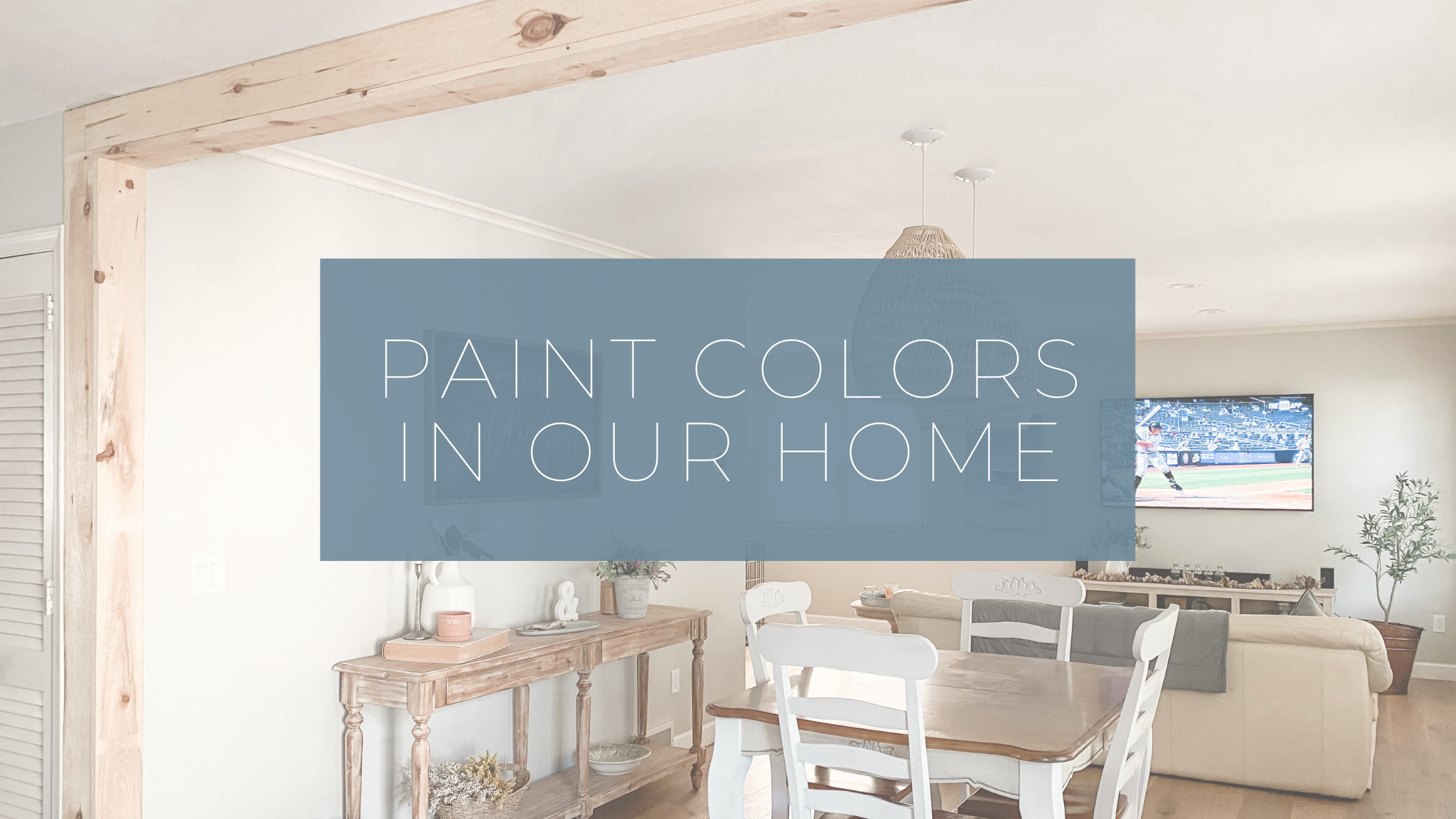 All the Interior Paint Colors in Our Home