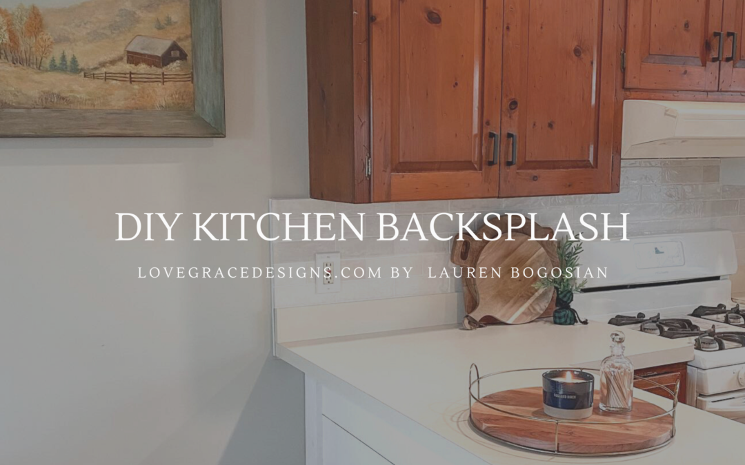 Our DIY Kitchen Backsplash with Ceramic Tiles