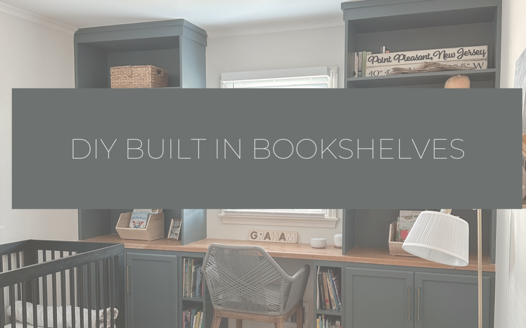 DIY Built In Bookshelves and Desk Part 2